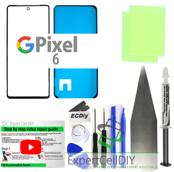 Google Pixel 8 Pro ~ 3 Front Screen Glass Repair Kits