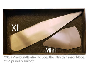 OCA Blade™ - Patent pending flexible metal glass removing tool