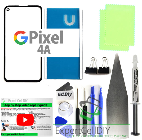 Google Pixel 8 Pro ~ 3 Front Screen Glass Repair Kits
