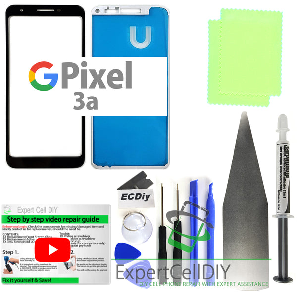 Google Pixel 8 Pro ~ 3 Front Screen Glass Repair Kits