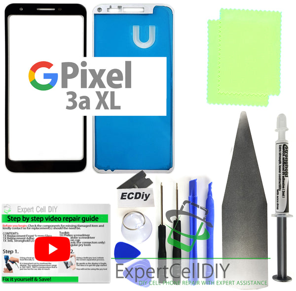 Google Pixel 8 Pro ~ 3 Front Screen Glass Repair Kits
