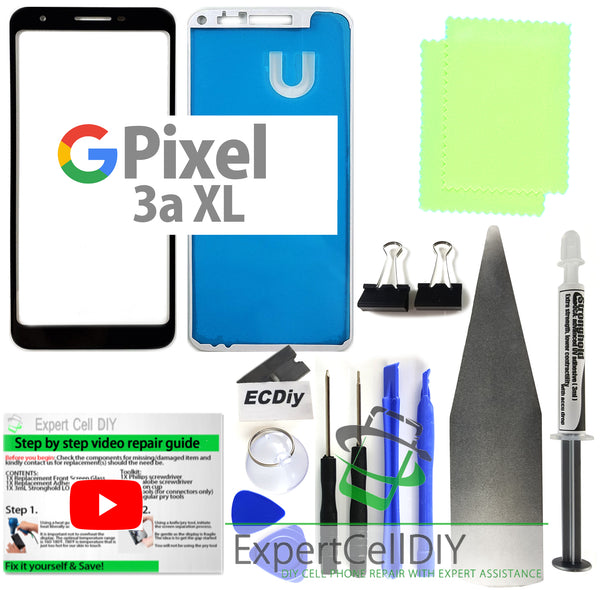 Google Pixel 8 Pro ~ 3 Front Screen Glass Repair Kits
