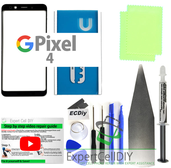 Google Pixel 8 Pro ~ 3 Front Screen Glass Repair Kits