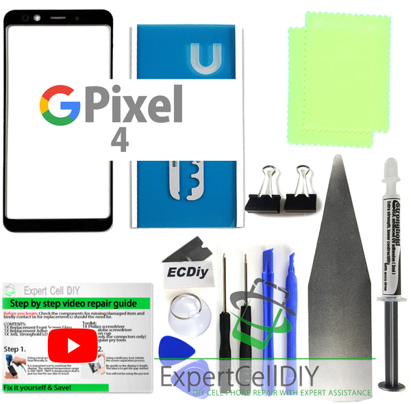 Google Pixel 8 Pro ~ 3 Front Screen Glass Repair Kits