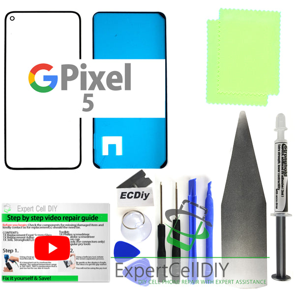 Google Pixel 8 Pro ~ 3 Front Screen Glass Repair Kits