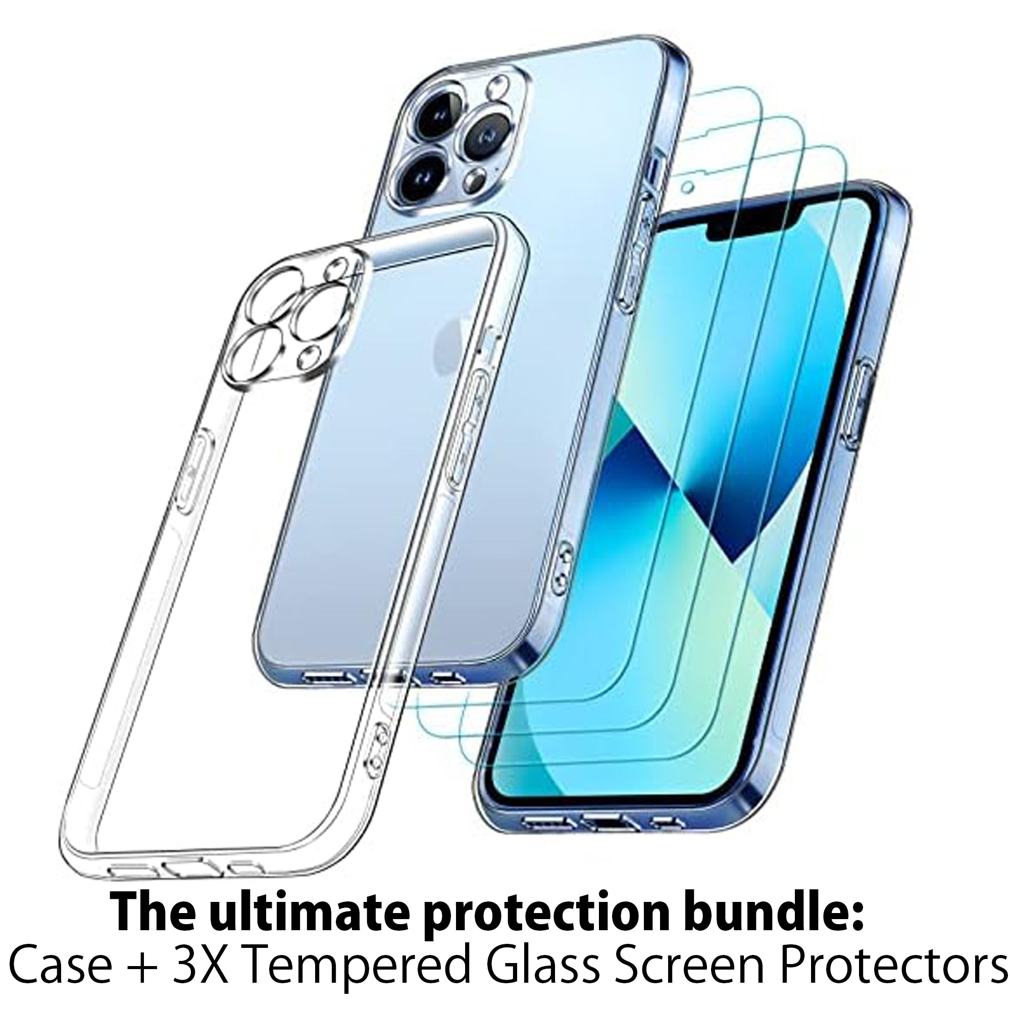 Ultimate iPhone Protection Bundle: 15'/5m Drop Tested Clear Case & 3X – ExpertCellDIY Ultimate iPhone Protection Bundle: 15'/5m Drop Tested Clear Case & 3X – ExpertCellDIY