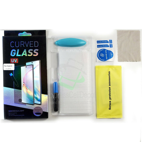 Curved UV Full Glue Tempered Glass Screen Protector for Samsung Galaxy S8/9/10/20/22/23/+/U