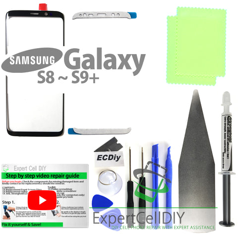 Samsung Galaxy S8~S9+ Front Screen Glass Repair Kits